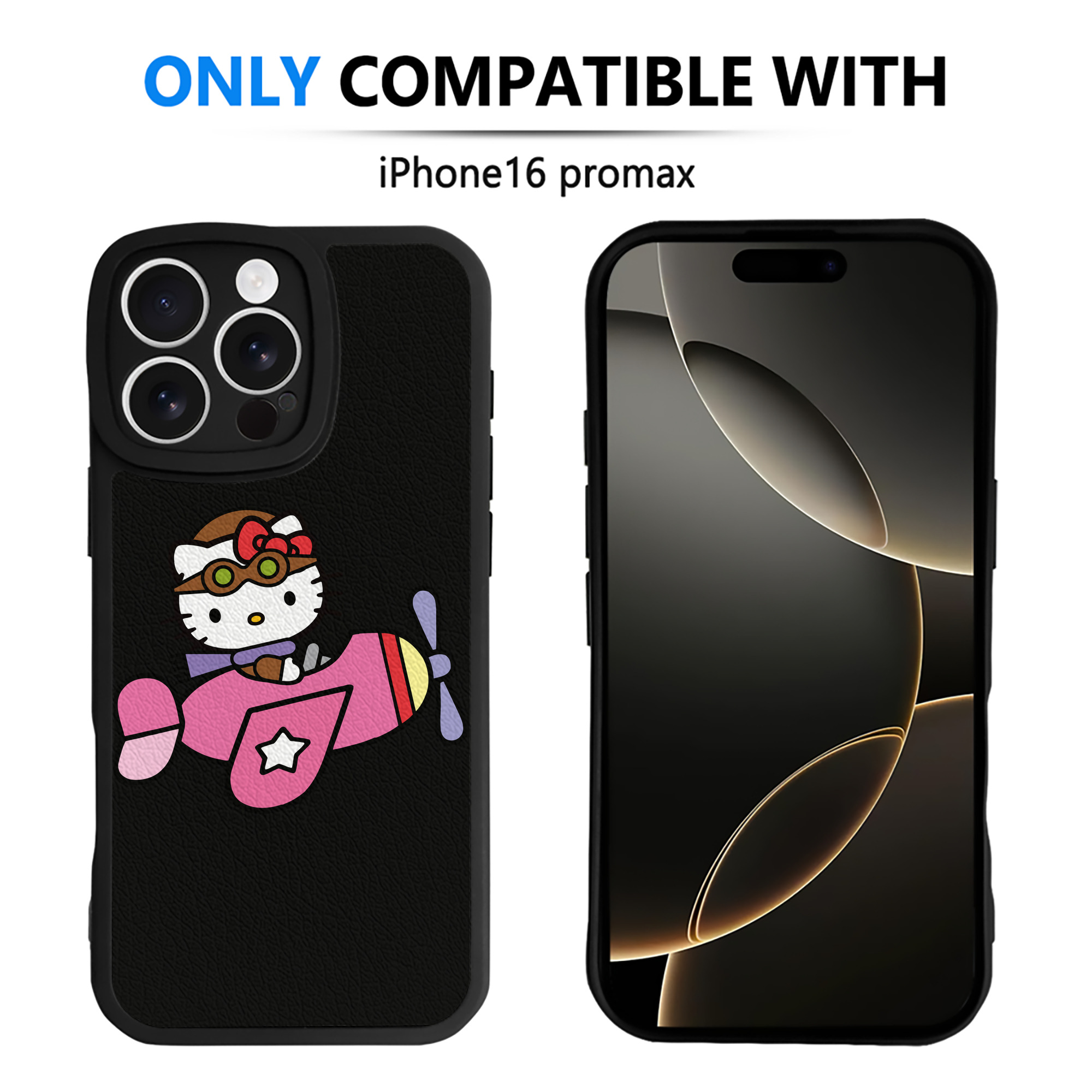 （画像用） Hello Kitty ハローキティ 【iPhone 16シリーズ対応】シリコンスマホケース（レザー調） 材質：シリコン
